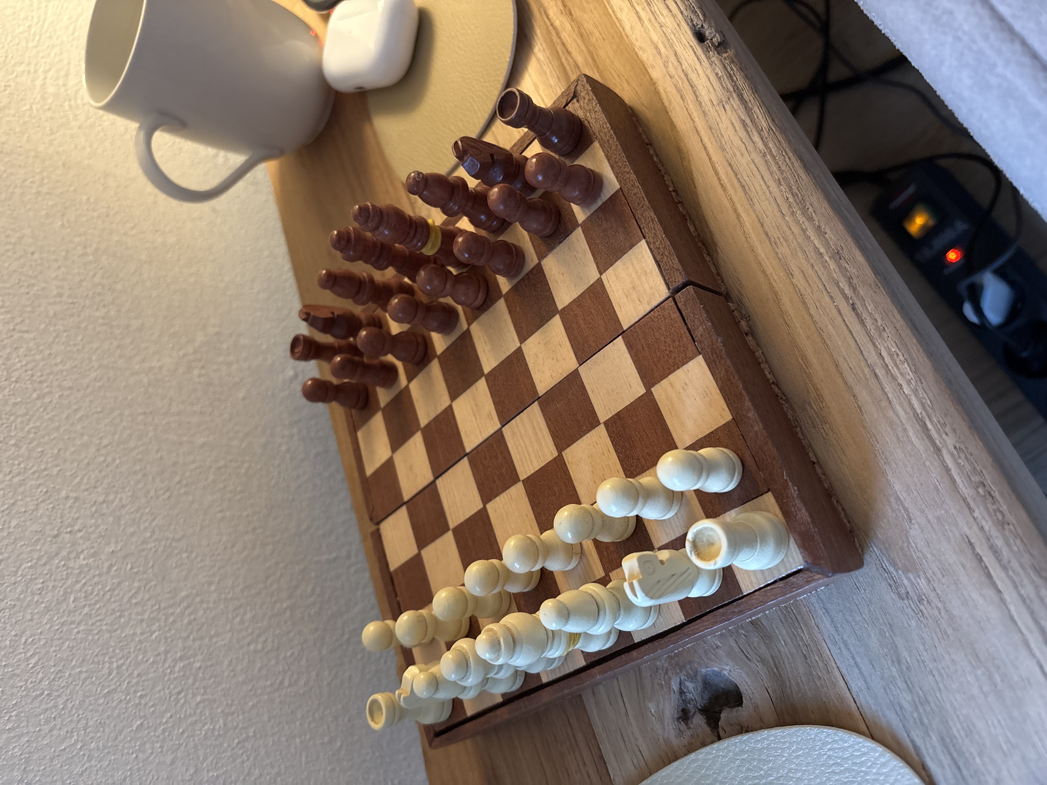 finished chess board